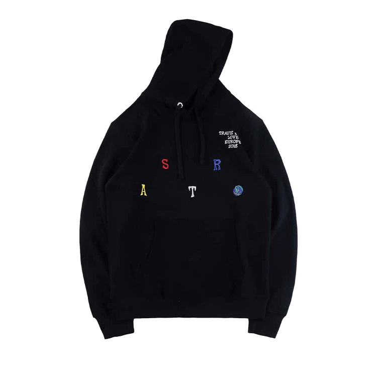 Cactus Jack by Travis Scott Astroworld Lollapalooza Hoodie "Black"