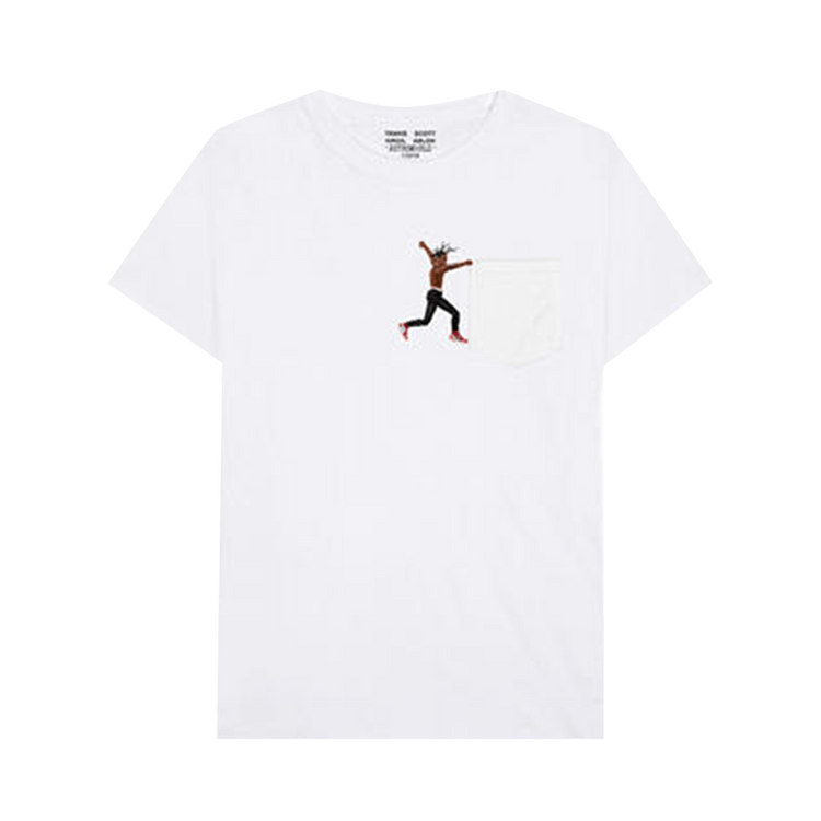Cactus Jack by Travis Scott x Virgil Abloh By A Thread T-Shirt (Off-White Air Jordan 1 Version) "White"