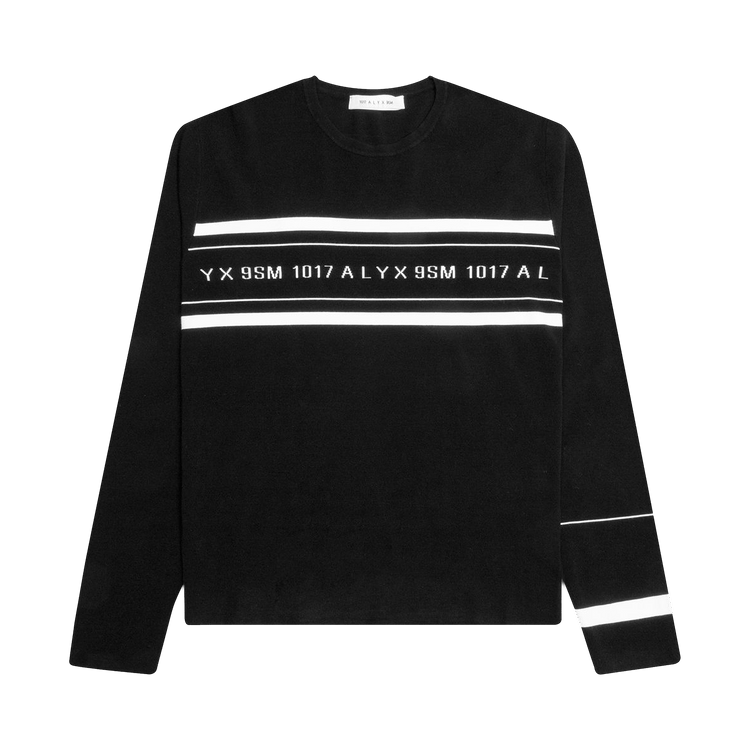 1017 ALYX 9SM Band Logo Sweater "Black/White"