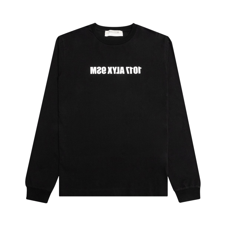 1017 ALYX 9SM Mirrored Logo Long-Sleeve Tee "Black"