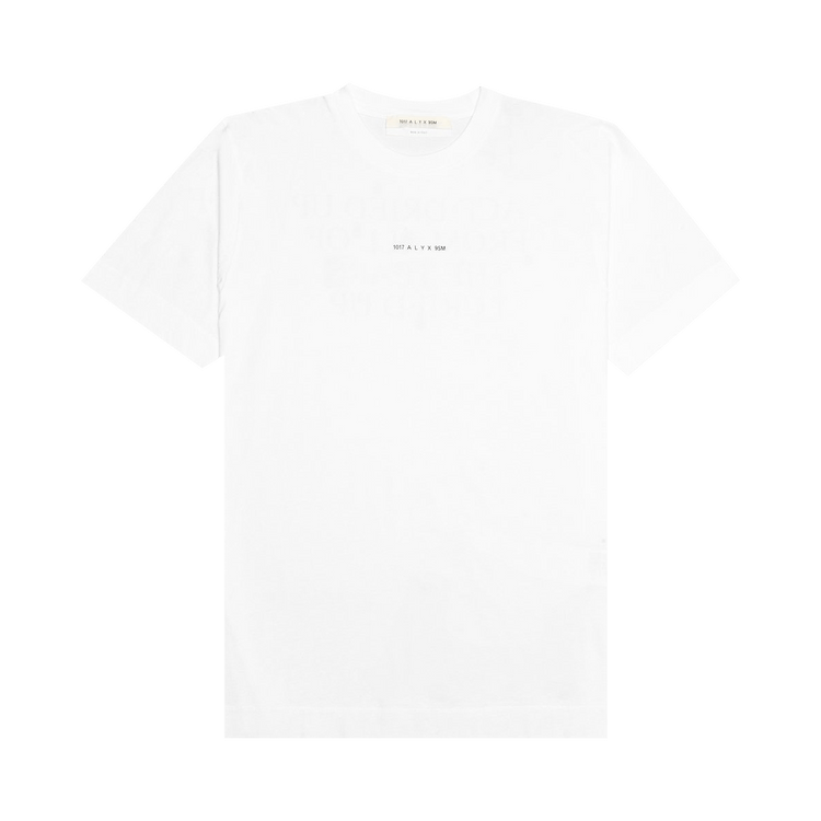 1017 ALYX 9SM Dried Tears Short-Sleeve Tee "White"