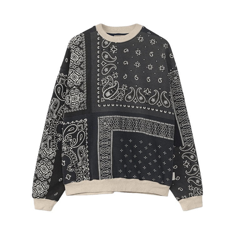 Kapital Bandana Bivouac Sweatshirt "Black"