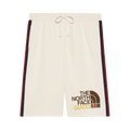 The North Face x Gucci Web Print Cotton Shorts "Ivory"