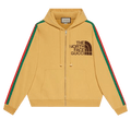 The North Face x Gucci Web Print Cotton Sweatshirt "Yellow"