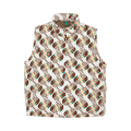 The North Face x Gucci Down Vest "Ivory/Brown"
