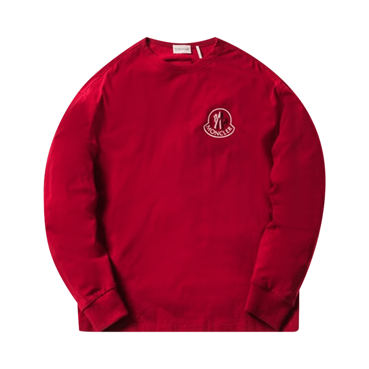 Moncler Genius x Kith Long-Sleeve Tee "Red"