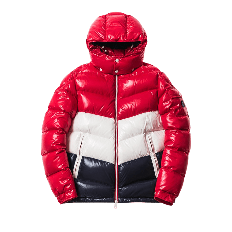 Moncler Genius x Kith Rochebrune Classic Down Jacket "Red/White/Navy"