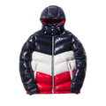 Moncler Genius x Kith Rochebrune Classic Down Jacket "Navy/White/Red"