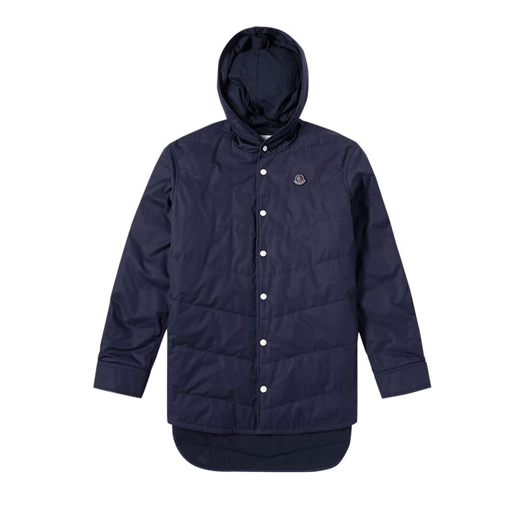 Moncler Genius x Kith Soularac Long Quilted Hoodie "Navy"