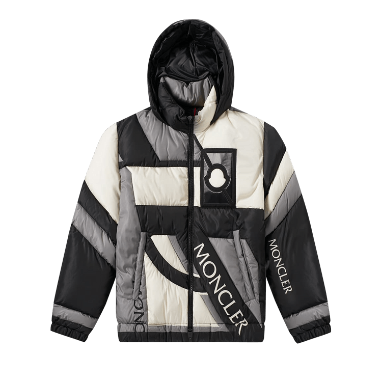 5 Moncler x Craig Green Plunger Puffer Jacket "Black/White/Grey"