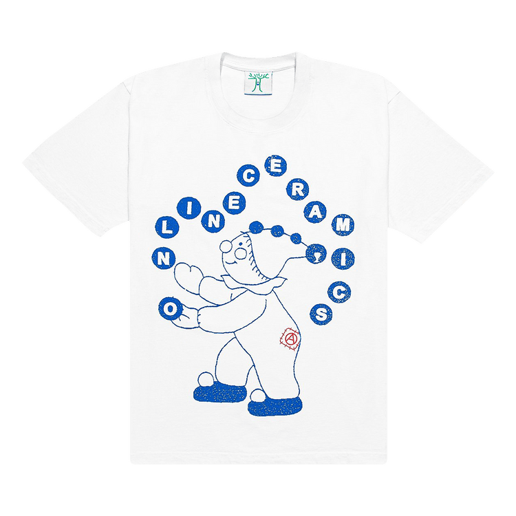 Online Ceramics Anarchy Clown Tee "White"
