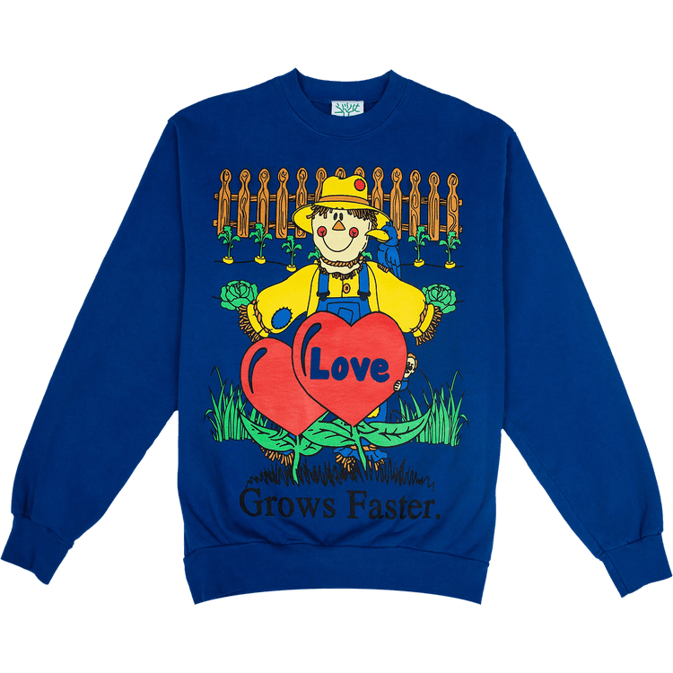 Online Ceramics Plant Love Crewneck "Blue"