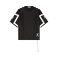 Mastermind World Jacquard Tape Tee "Black"