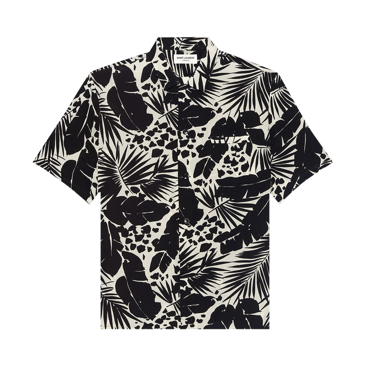 Saint Laurent Floral Vacation Shirt "Black"