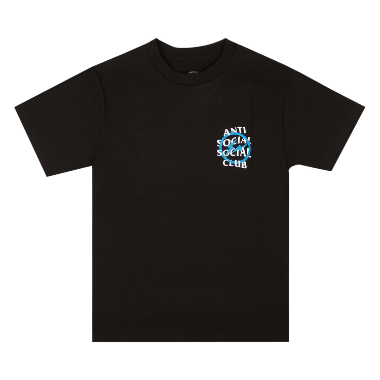 Anti Social Social Club x Fragment Design Blue Bolt Tee "Black"