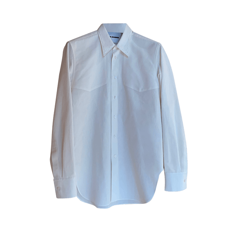 Jil Sander Organic Cotton Shirt "Antique White"