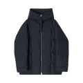 Jil Sander Fill Down Hooded Blouson "Dark Blue"