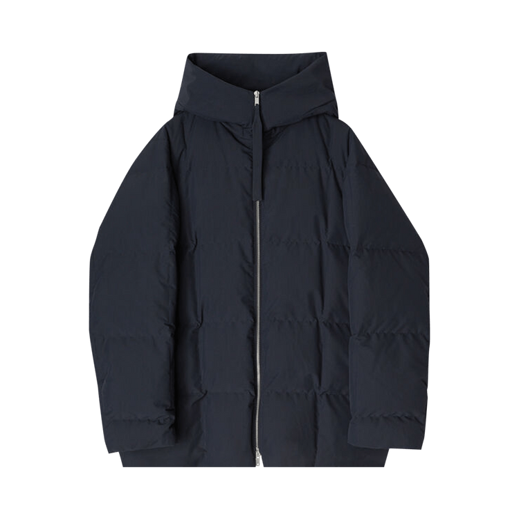 Jil Sander Fill Down Hooded Blouson "Dark Blue"