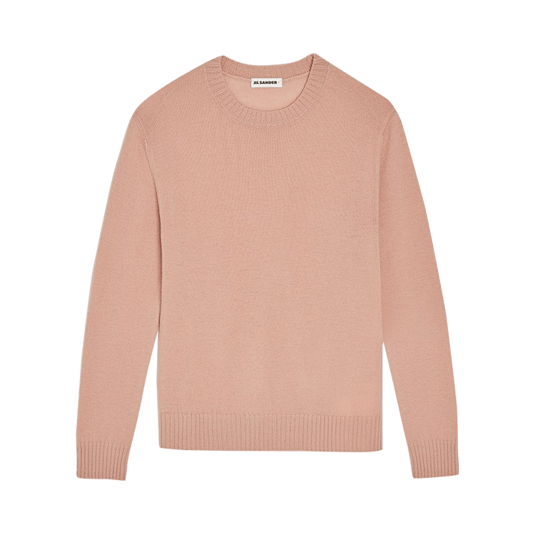 Jil Sander Rib Knit Crewneck "Medium Pink"