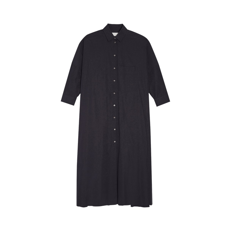 Jil Sander Long Shirt Dress "Dark Blue"