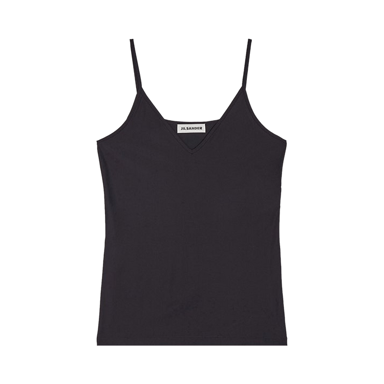 Jil Sander V Neck Top "Black"