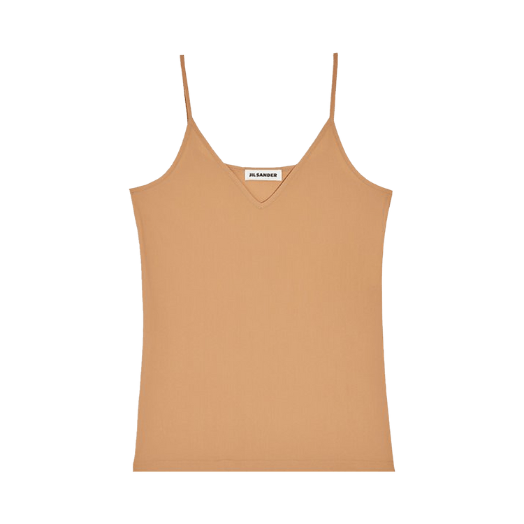 Jil Sander V Neck Top "Camel"