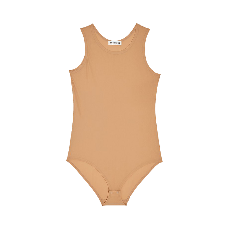 Jil Sander Round Neck Bodysuit "Camel"