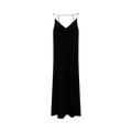 Jil Sander Spaghetti Stripes Evening Dress "Black"