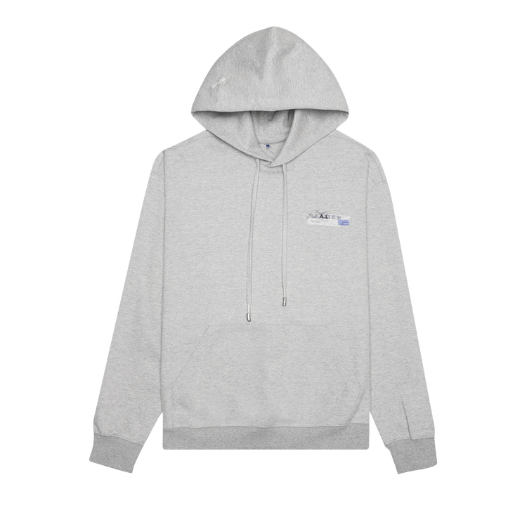 Ader Error Foil Tape Logo Hoodie "Grey"