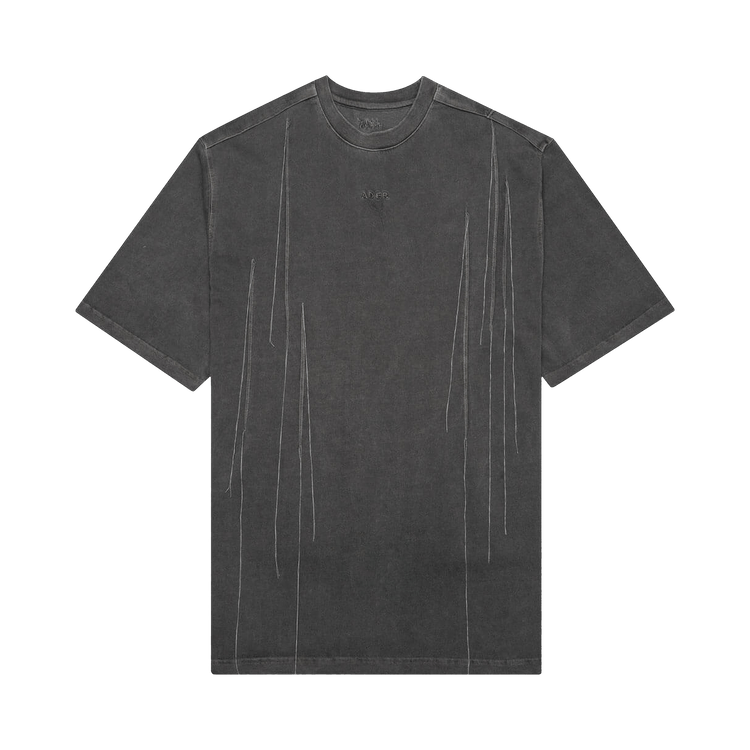 Ader Error Needle Logo T-Shirt "Charcoal"