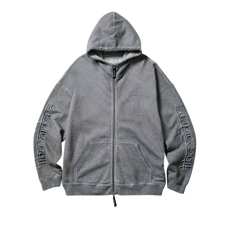 Liberaiders Overdyed Zip Hoodie "Black"