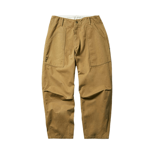 Liberaiders Herringbone Sarrouel Pants "Beige"