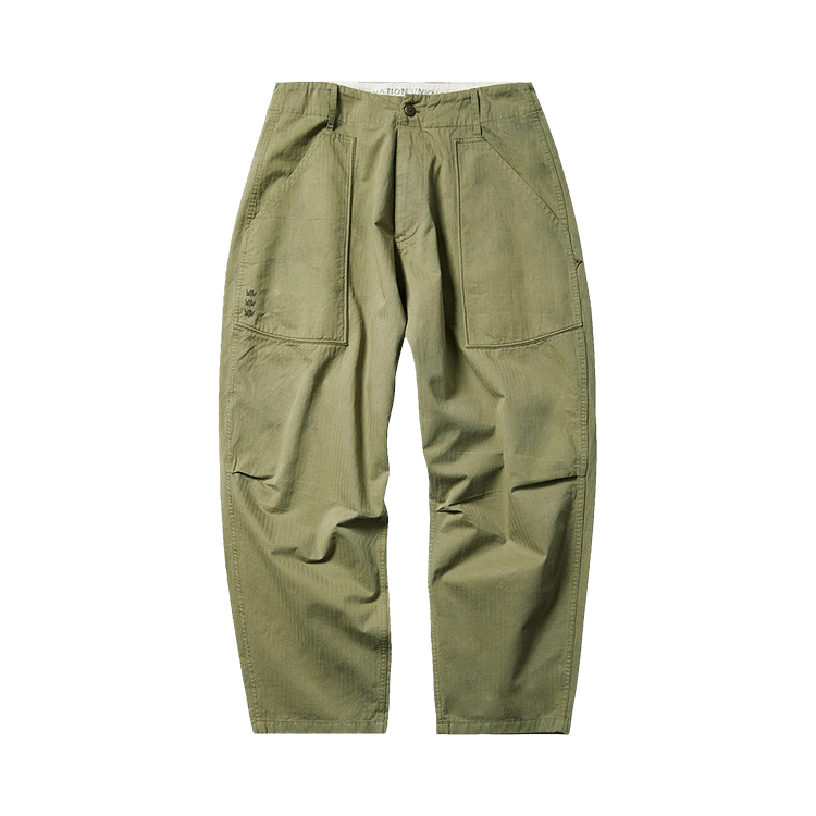 Liberaiders Herringbone Sarrouel Pants "Olive"