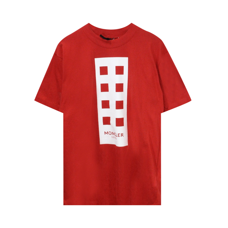 Moncler Genius x Palm Angels Maglia T-Shirt "Red"