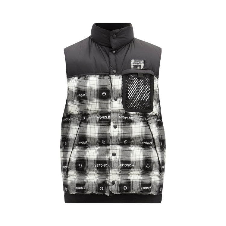 Moncler Genius x Fragment Hiroshi Fujiwara Daxy Vest "Black/White Checkered"