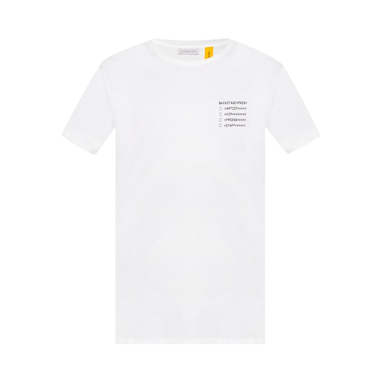 Moncler Genius x Fragment Hiroshi Fujiwara Maglia T-Shirt "White"