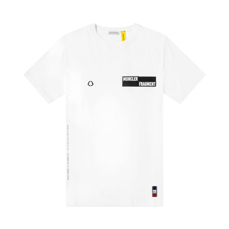 Moncler Genius x Fragment Hiroshi Fujiwara Short-Sleeve Logo Tee "White"