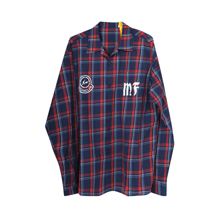 Moncler Genius x Fragment Hiroshi Fujiwara Flannel "Blue"