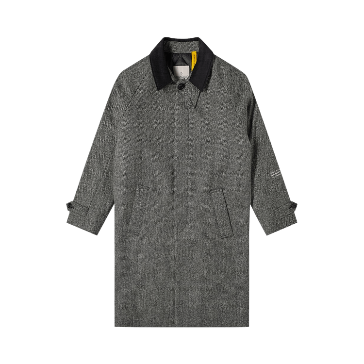 Moncler Genius x Fragment Hiroshi Fujiwara Valloryx Coat "Melange Medium Grey"