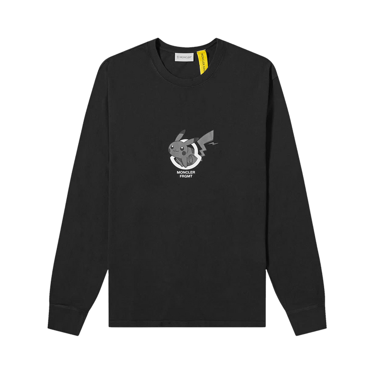 Moncler Genius x Fragment Hiroshi Fujiwara x Pok√©mon Long-Sleeve T-Shirt "Black"