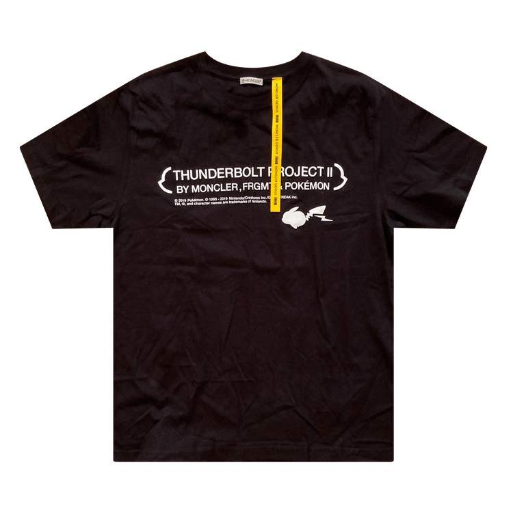Moncler Genius x Fragment Hiroshi Fujiwara x Pok√©mon Short-Sleeve T-Shirt "Black"
