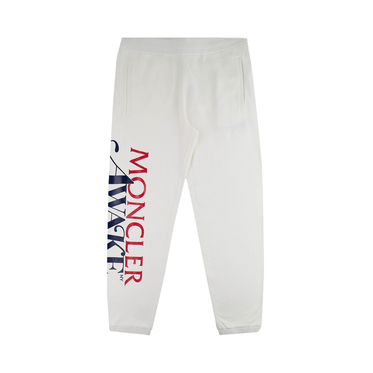 Moncler Genius x Awake NY Logo Print Sweatpants "White"