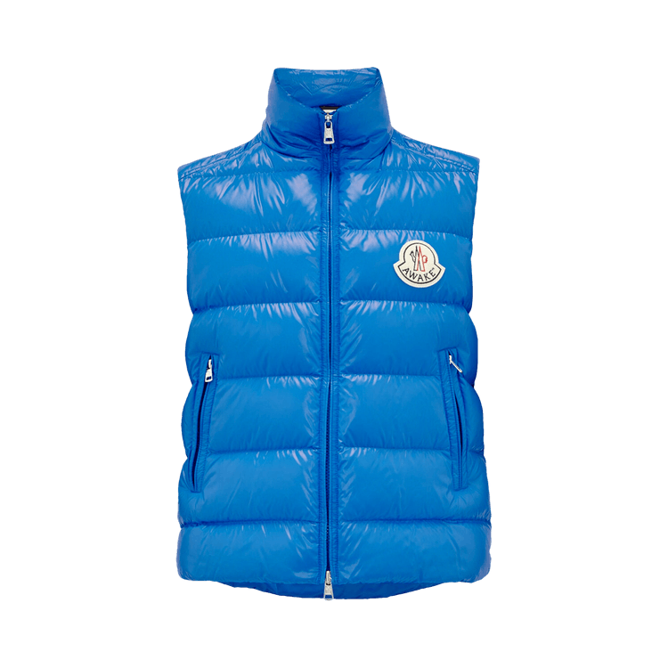 Moncler Genius x Awake NY Back Print Down Gilet "Blue"