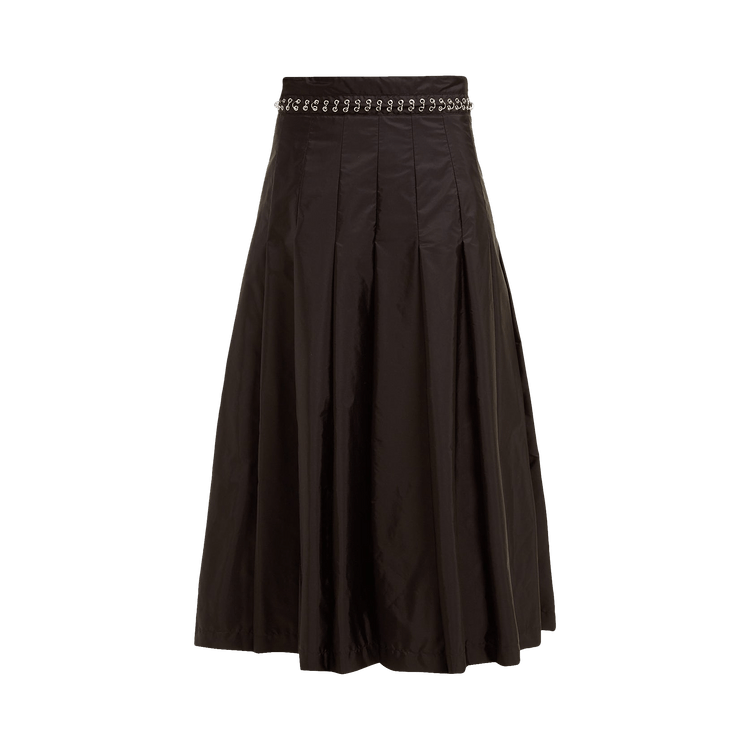 Moncler Genius x Noir Kei Ninomiya Eyelet-Chain Pleated Skirt "Black"