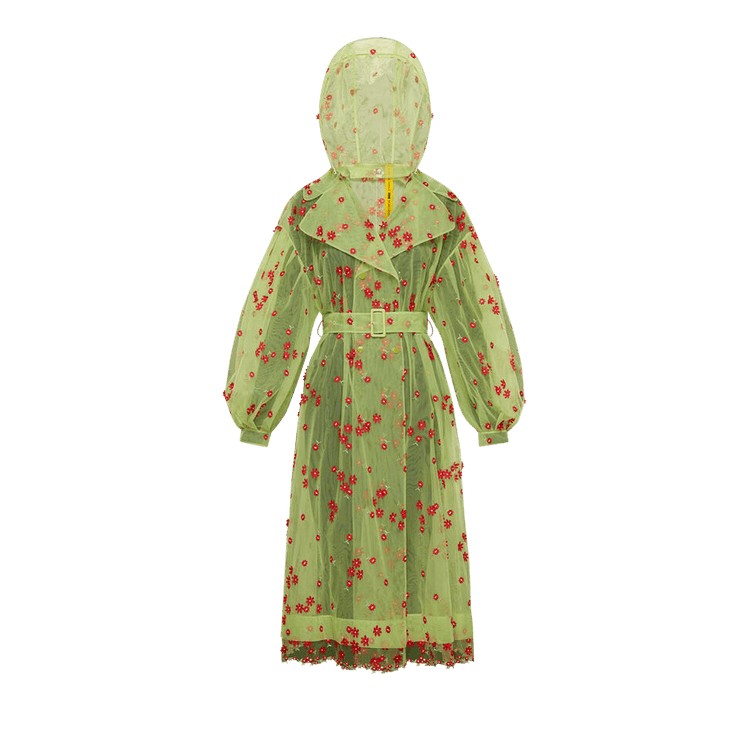 Moncler Genius x Simone Rocha Coronilla Trenchcoat "Lime Green"