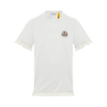 Moncler Genius x Simone Rocha T-Shirt With Ruffles Detail "White"
