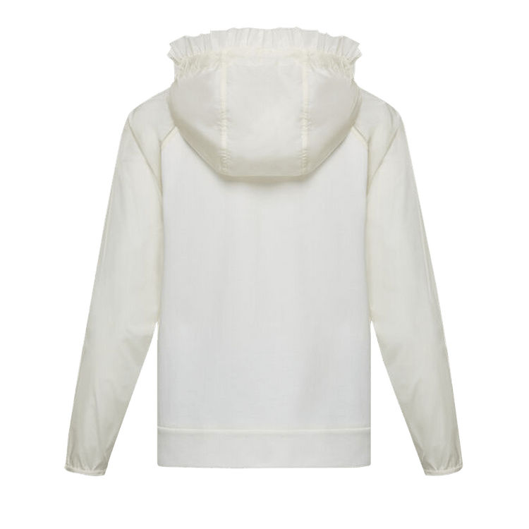 Moncler Genius x Simone Rocha Sweatshirt With Ruffles On The Hood "White"