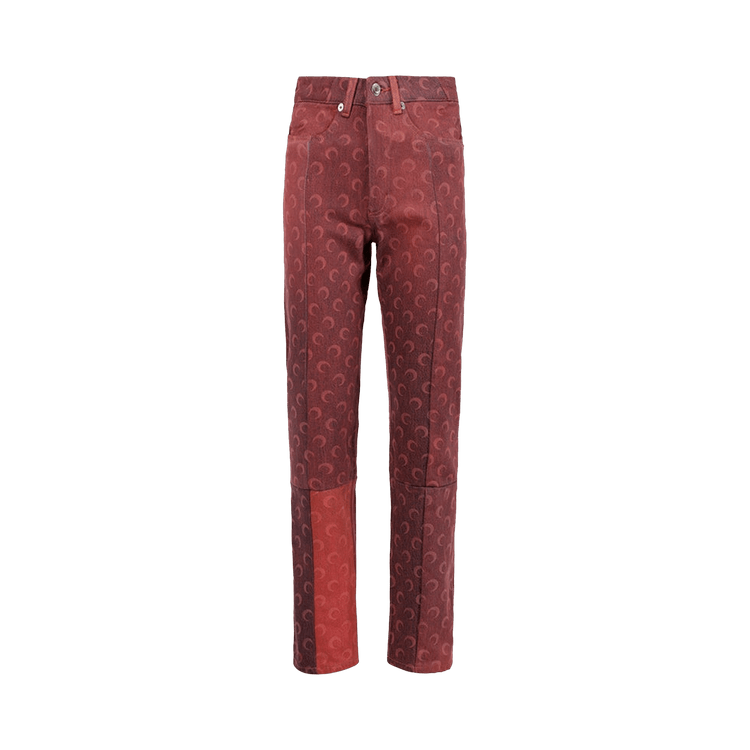 Marine Serre x The Webster Regenerated Denim Pants "Tea Rose"