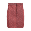 Marine Serre x The Webster Regenerated Moon Denim Skirt "Tea Rose"