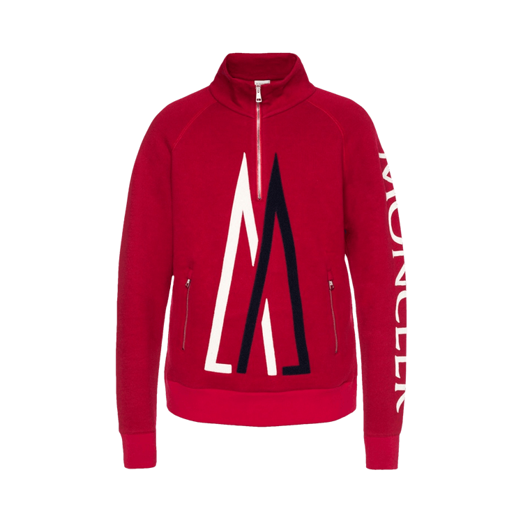 Moncler Genius x Kith Quarter Zip Pullover "Red"